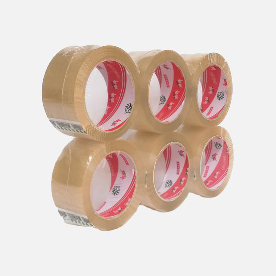 Vege 6'lı Koli Bandı Şeffaf 45 mm x 100 m