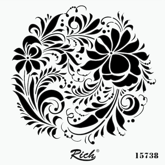 Stencıl Kare 25x25 15738  