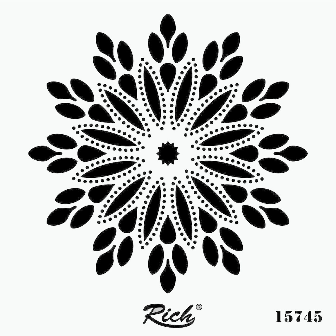    Stencıl Kare 25x25 15745   