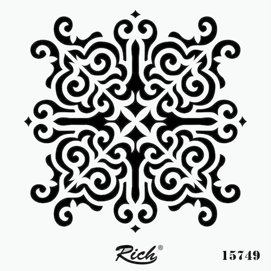 Stencıl Kare 25x25 15749  