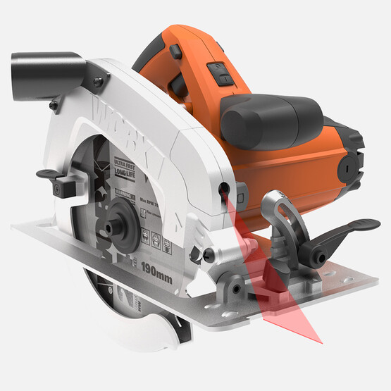 Worx WX445 1600 W Profesyonel Lazerli Daire Testere 