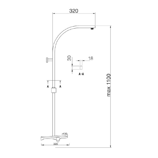 Penta 7892 Kare Duş Sistemi  