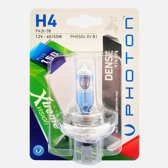 Photon H4 12V 60/55W Xtreme-Vision Işık Oto Ampul(1 Adet)