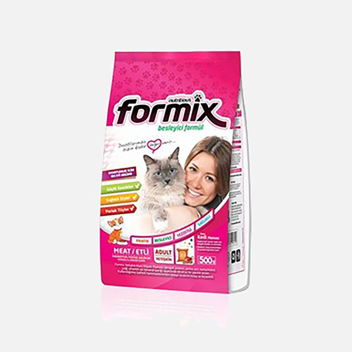    Formix Etli Kedi Maması 500gr 