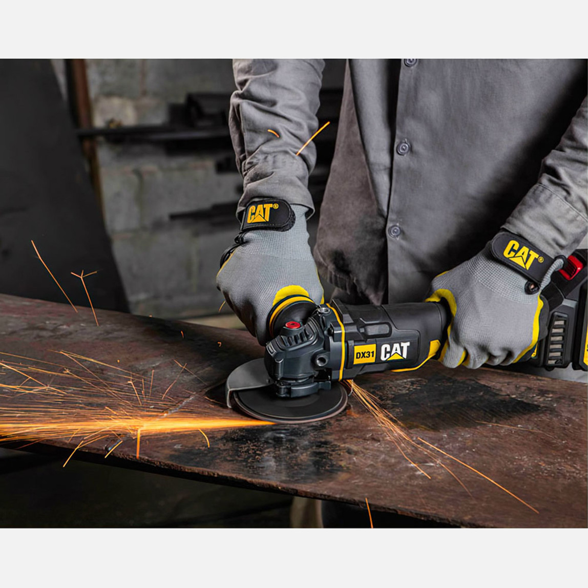    CAT DX31B 18Volt 115mm Kömürsüz Profesyonel Avuç Taşlama(Akü ve Şarj Cihazı Dahil Değildir.) 