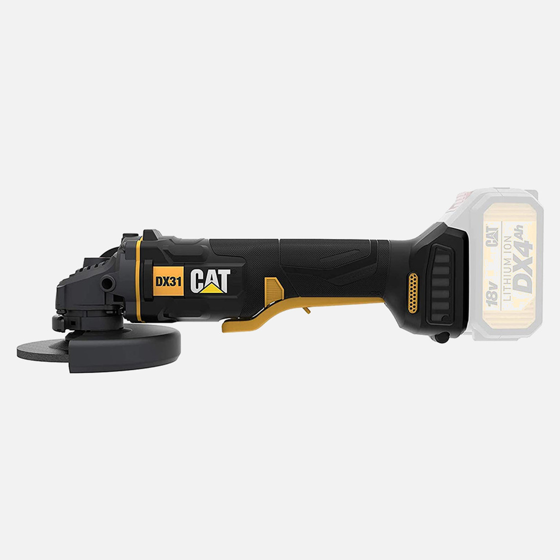    CAT DX31B 18Volt 115mm Kömürsüz Profesyonel Avuç Taşlama(Akü ve Şarj Cihazı Dahil Değildir.) 