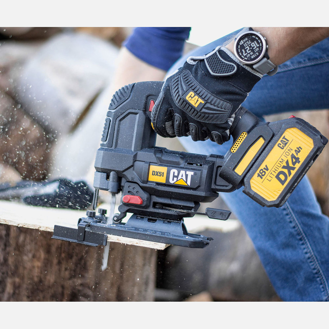    CAT DX51B 18Volt Kömürsüz Profesyonel Dekupaj Testere(Akü ve Şarj Cihazı Dahil Değildir.) 