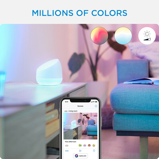 Philips Wiz Squire Taşınabilir Renkli  Akıllı Masa Lambası  