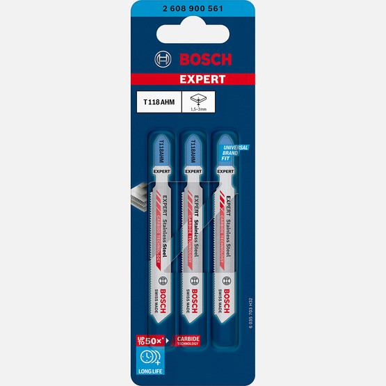 Bosch Exp Dekupaj Bıçağı Speciforinox T118Ahm 3'lü