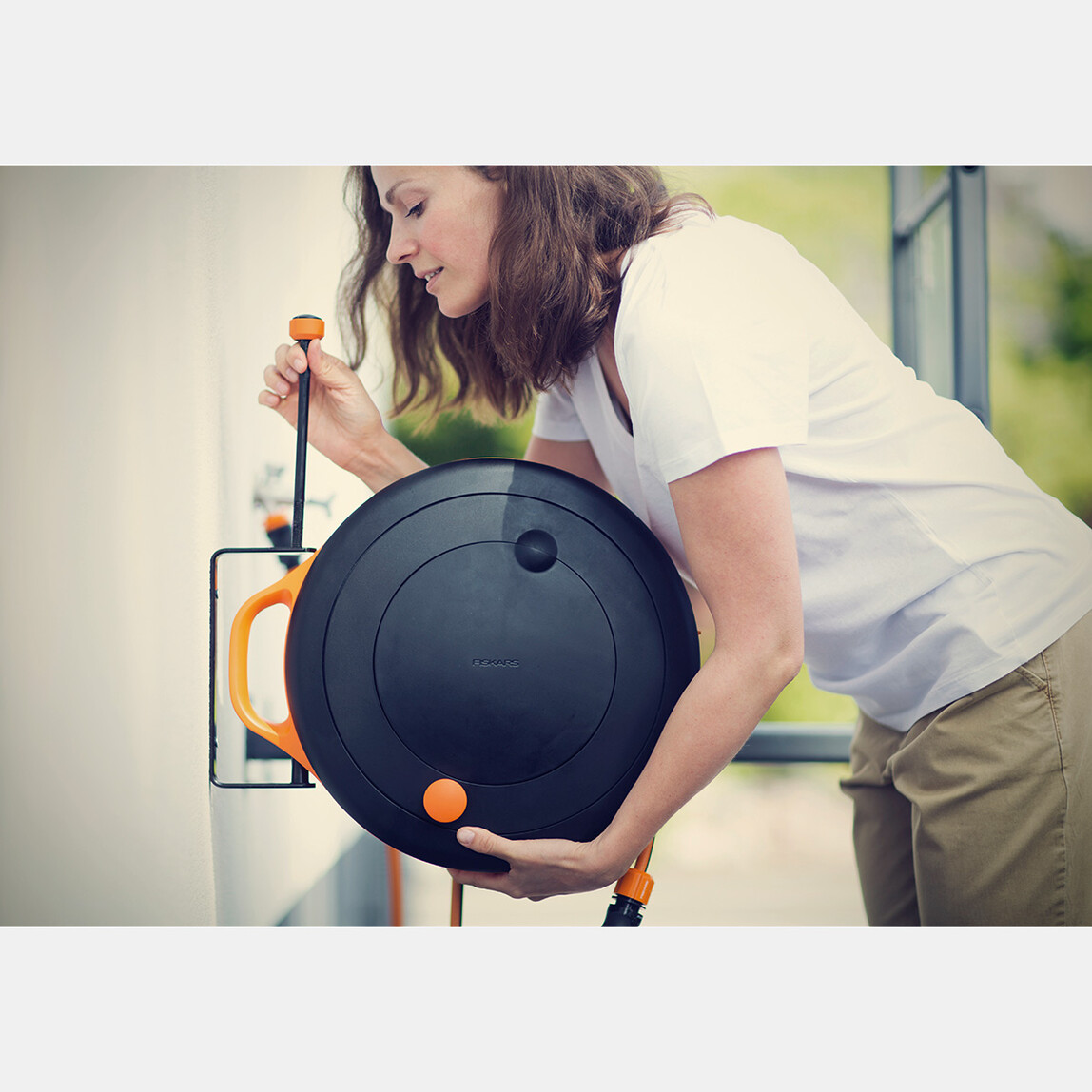    Fiskars Hortum Makara Bağlantı Aparatı  