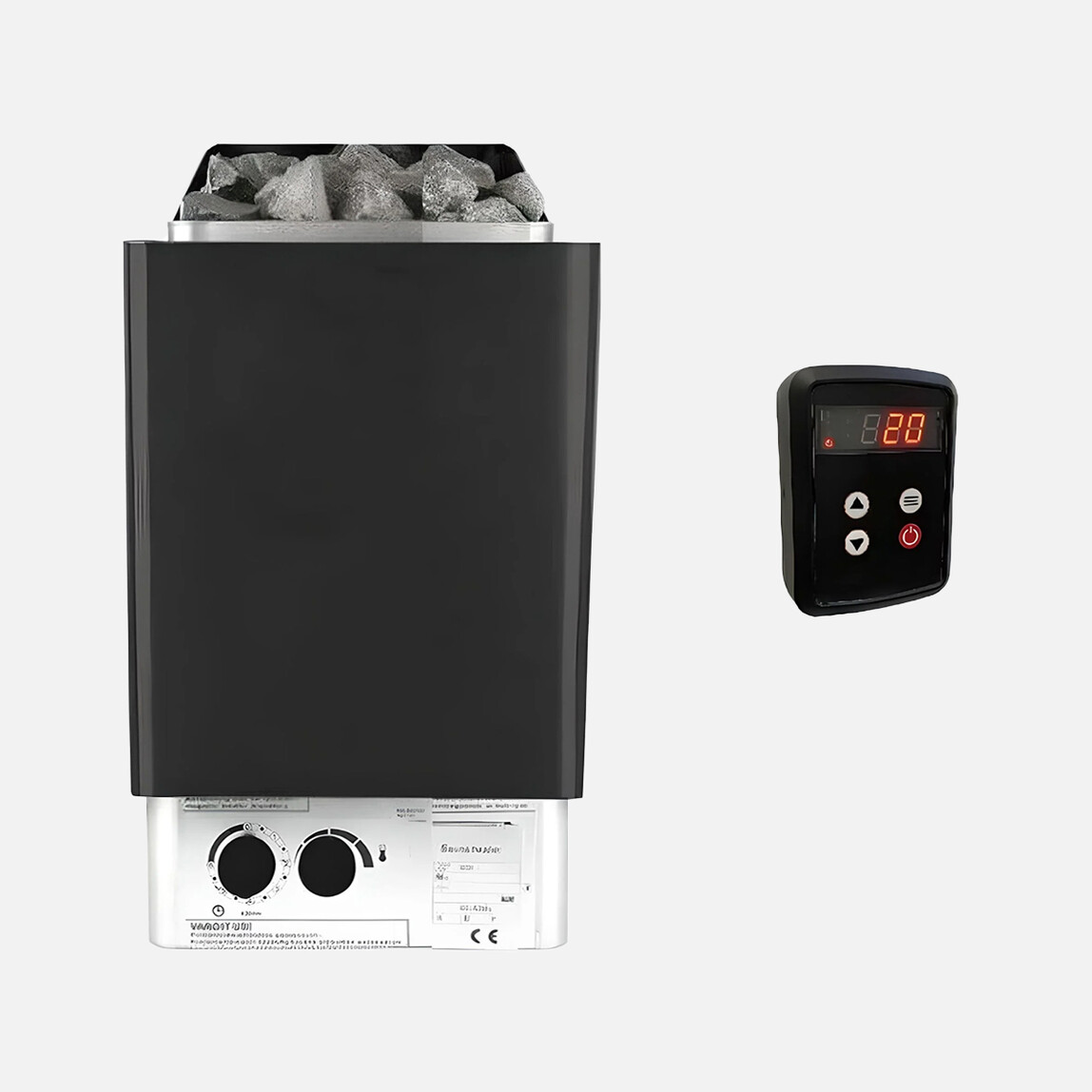    Er-Duş Sauna Sobası 4,5 Kw Harici Kumandalı 