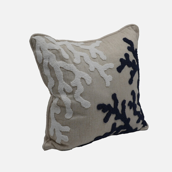 Premier Home Punch Kırlent Mercan Lacivert 