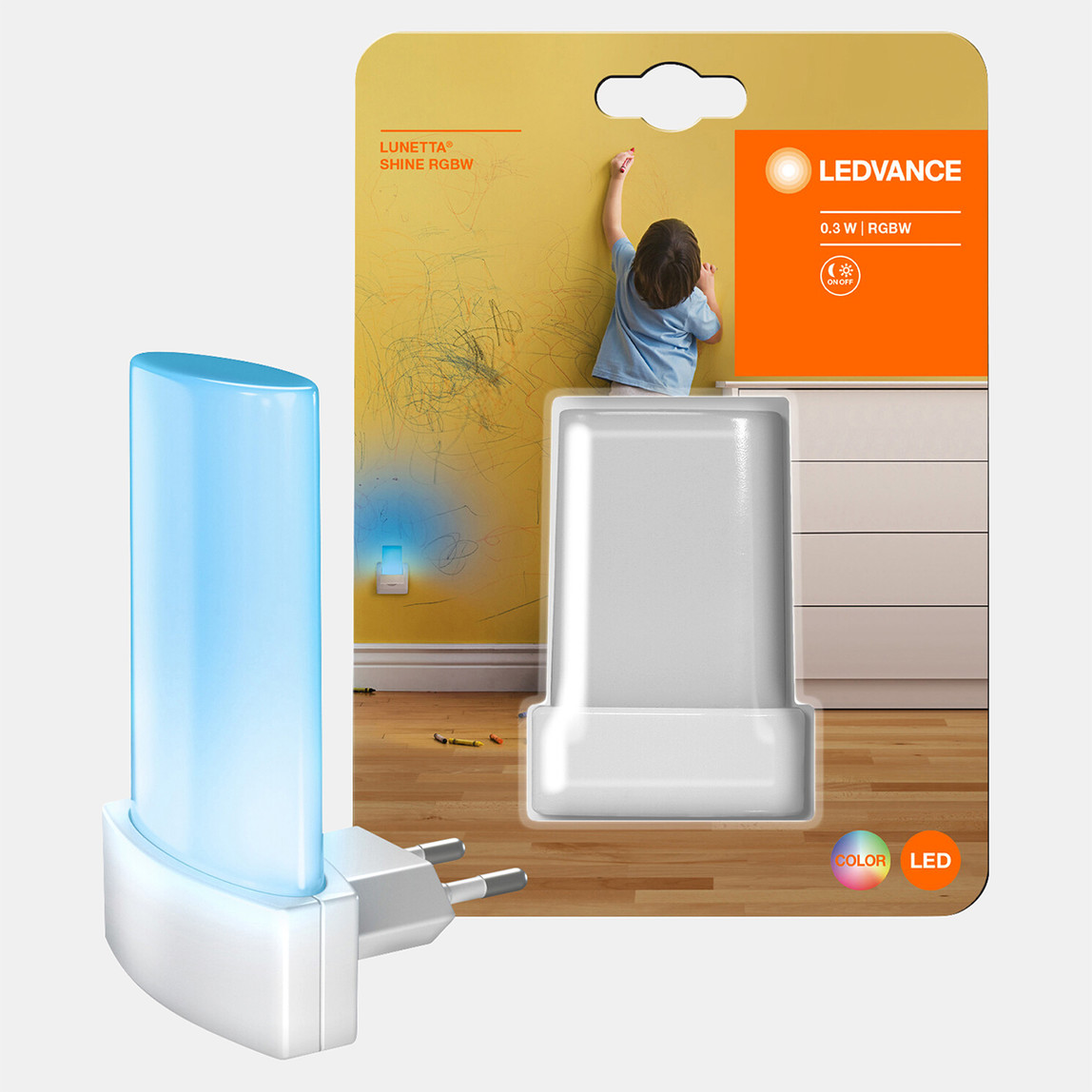    Lunetta Shine Rgb Wt 6Xblı1 Renkli Gece Lambası   