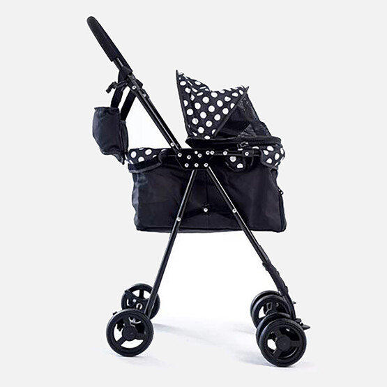 Köpek Taşıma Arabası Siyah 42x63x89cm