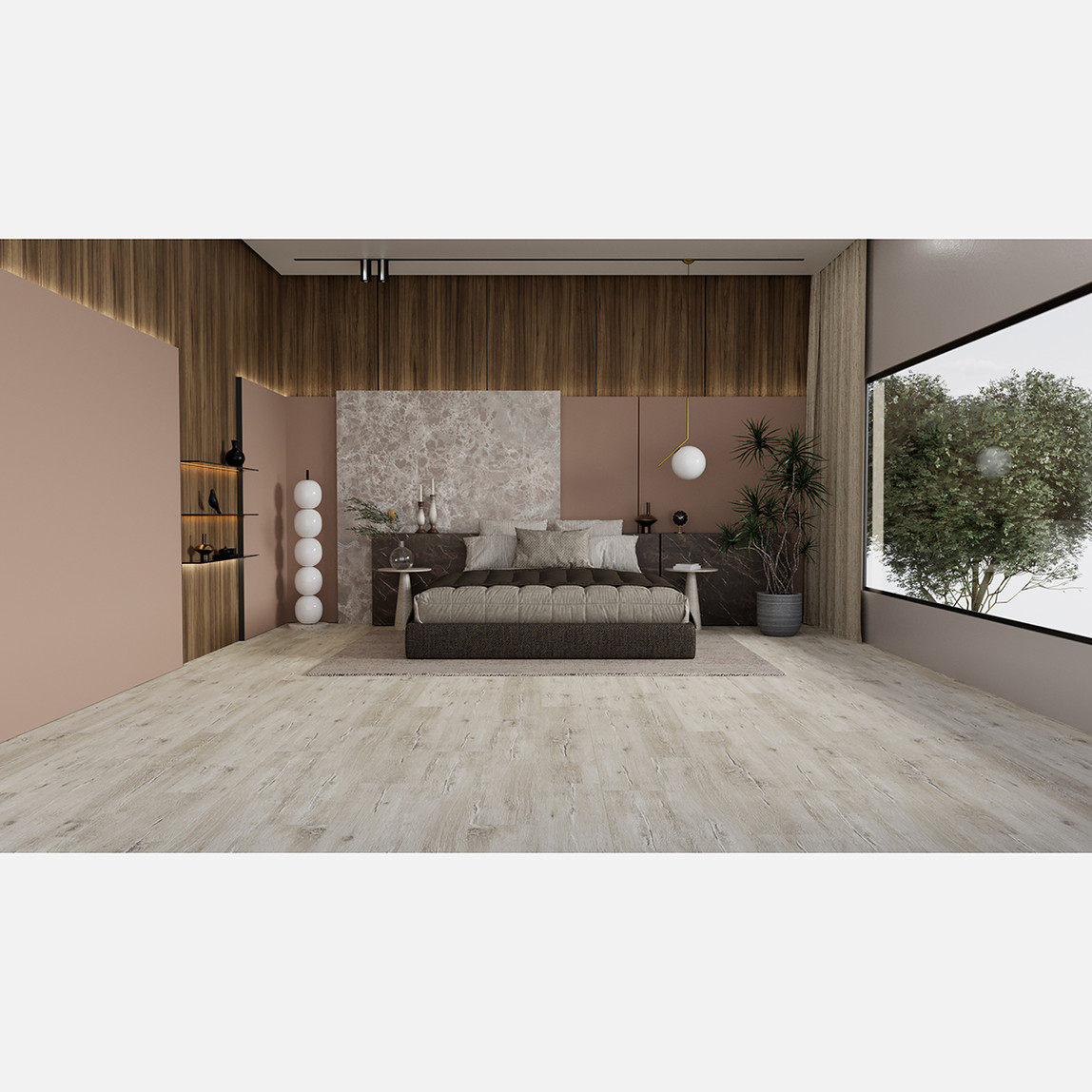    Terraclick Beydağ 31.Sınıf Laminat Parke Derzsiz 1203x191x8 mm  2,3071 m² 