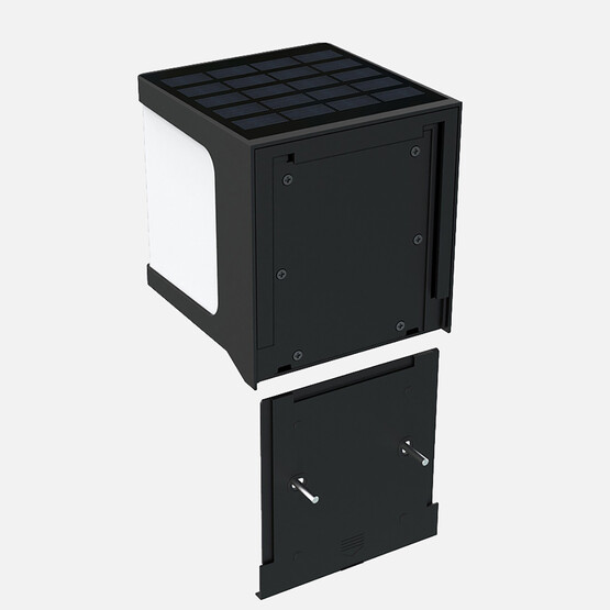 Solar Kutu Sensörlü Aplik 1000 Lümen Ip65       