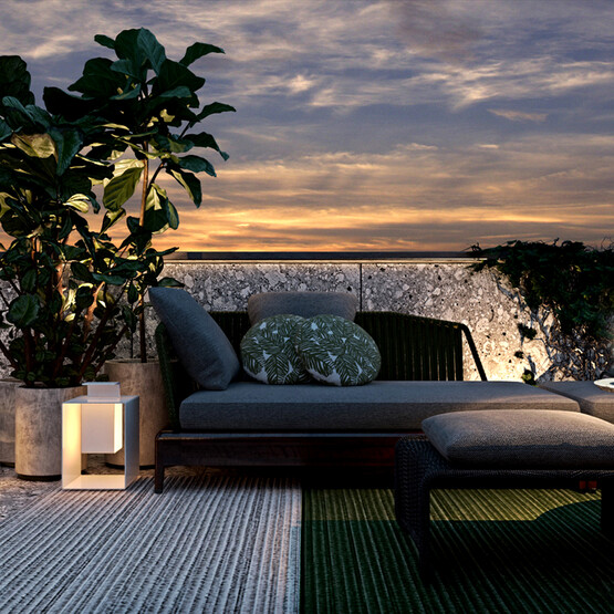 Solar Kutu Sensörlü Aplik 1000 Lümen Ip65       