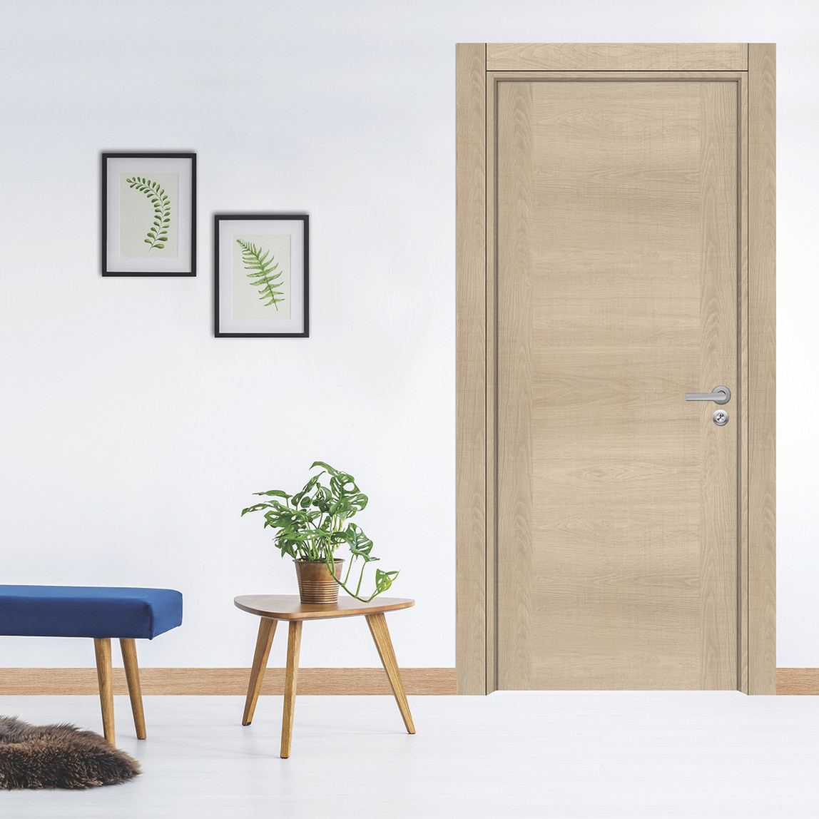    Agno Door Soft Meşe Melamin Kanat Dolu 81,3x197 cm 