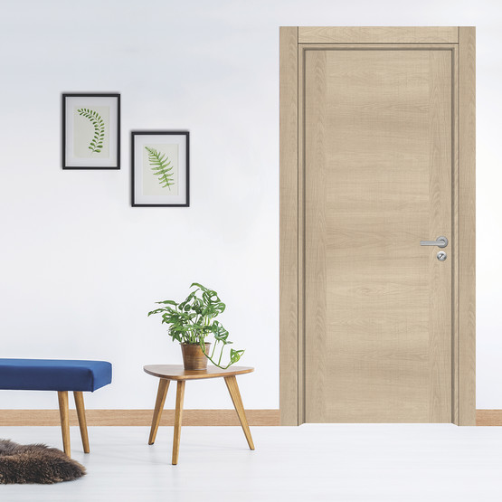 Agno Door Soft Meşe Melamin Kanat Dolu 71,3x197 cm