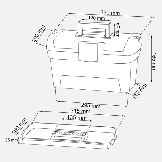 Keter Herobox 13'' Takım Çantası