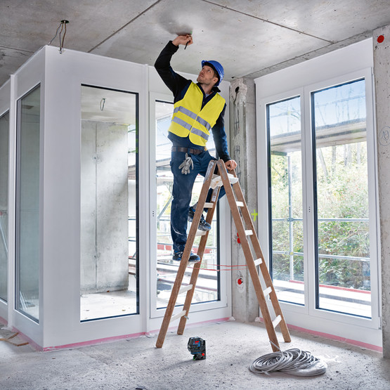 Bosch Profesyonel Çizgi Lazer GCL2-50G RM10+ Tavan Kıskacı Lazer Hizalama 