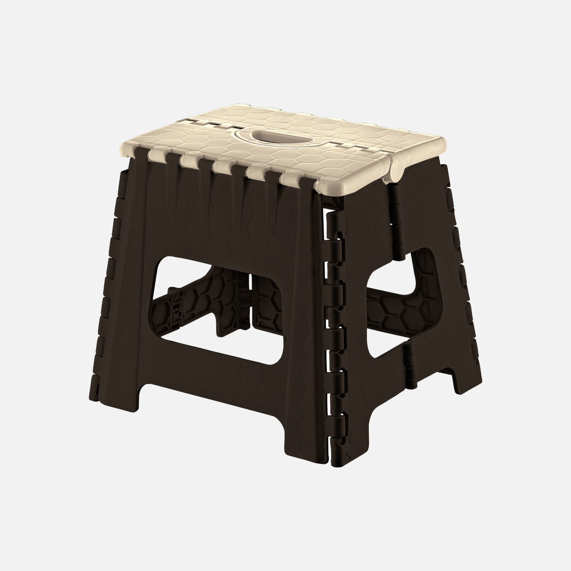    Katlanır Tabure Merdiven Kısa Kahverengi  