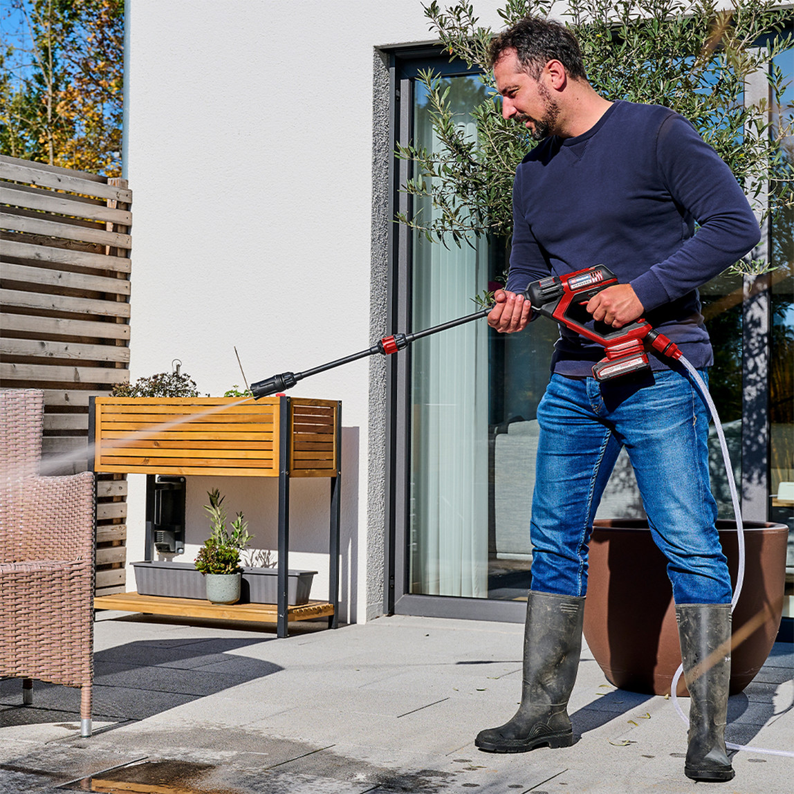    Einhell HYPRESSO 18/24 Li Solo Akülü Basınçlı Yıkama Tabancası(Akü ve Şarj Cihazı Dahil Değildir.) 