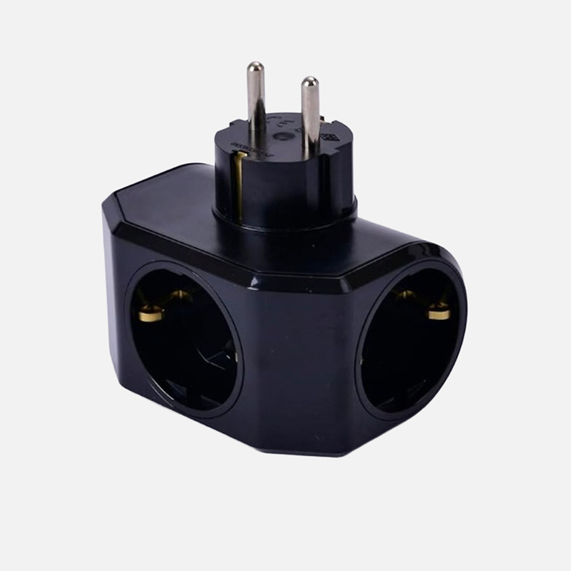     Yonca Plus Siyah 3'lü Çocuk Korumalı Topraklı Priz  