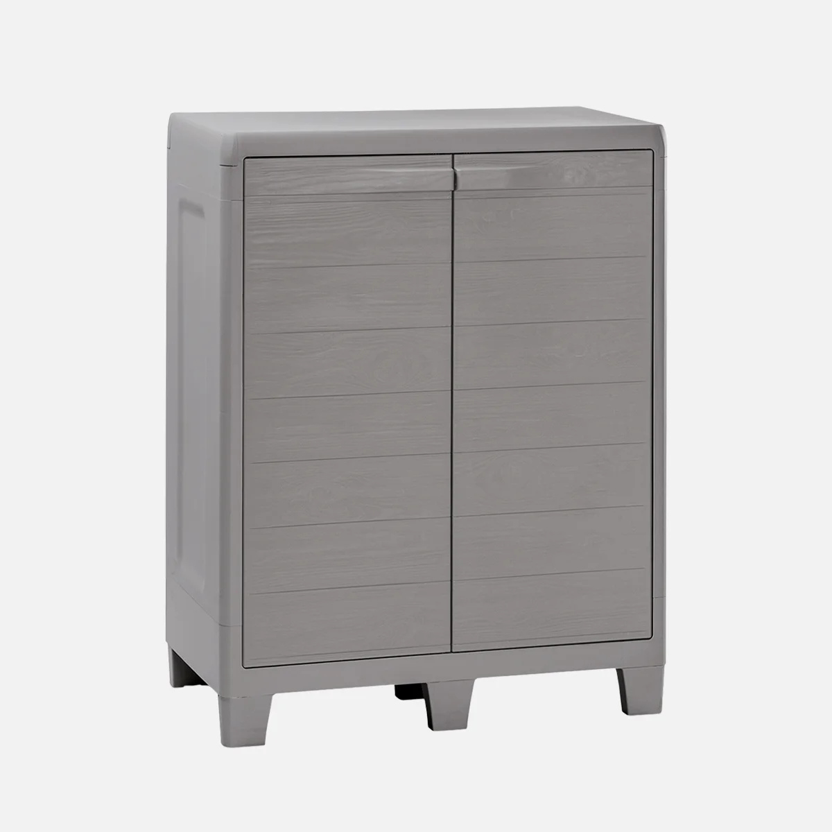 Woody's XL Base 2 Raflı Plastik Dolap Gri - Bauhaus