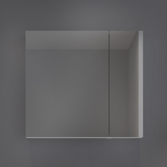 Bonitobagno Riano Aynalı 80 cm Banyo Dolabı Üst Modül Antrasit