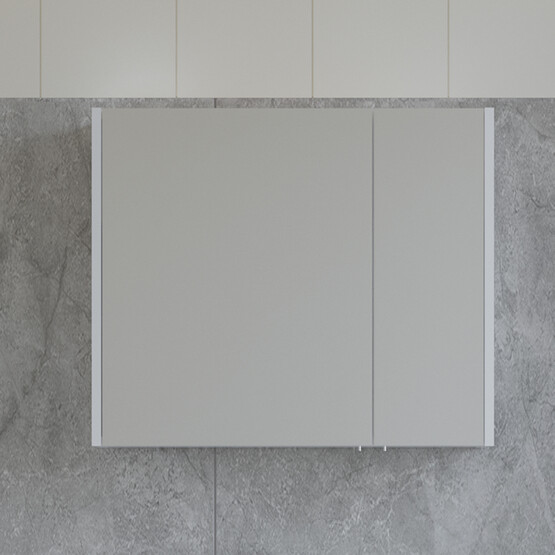 Bonitobagno Coste Aynalı 80 cm Banyo Dolabı Üst Modül Antrasit