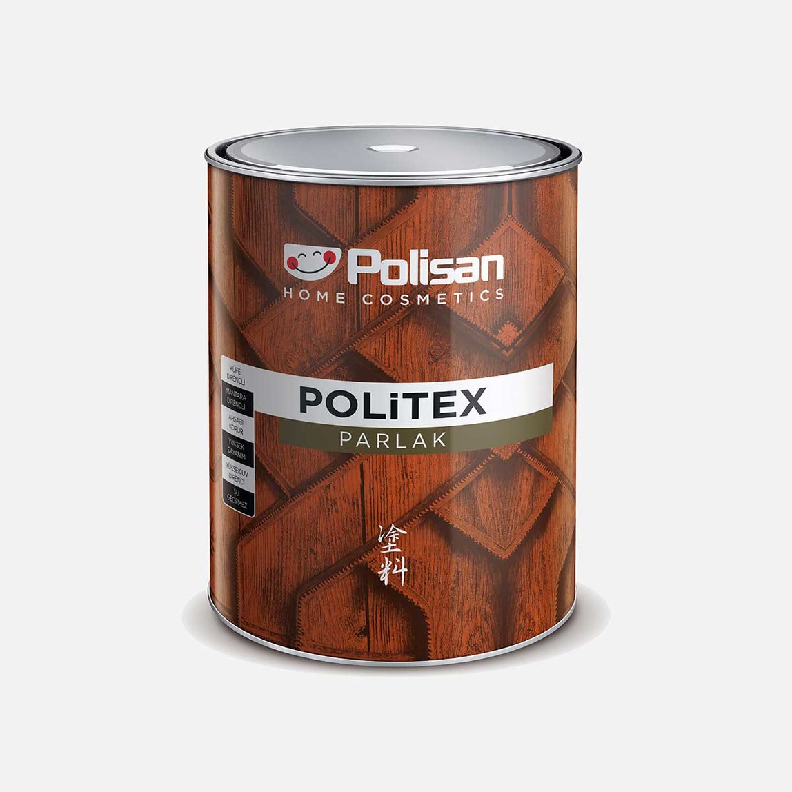    Polisan 2,50 L Politex Parlak Vernik Teak 