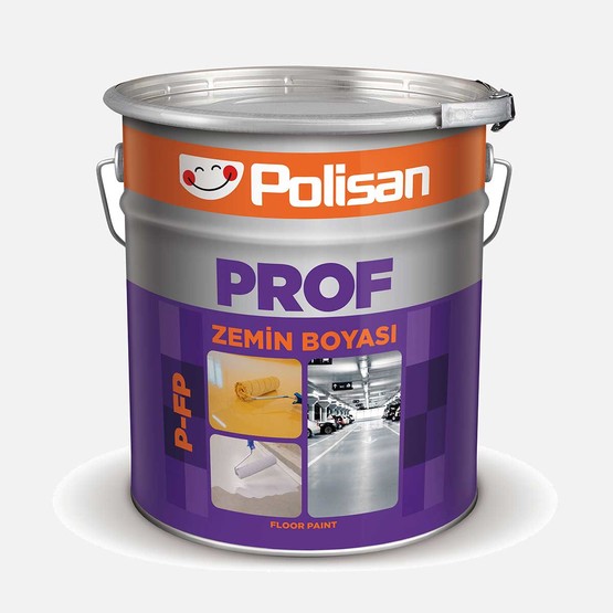 Polisan 18 KG Profesyonel Zemin Boyası Açık Gri
