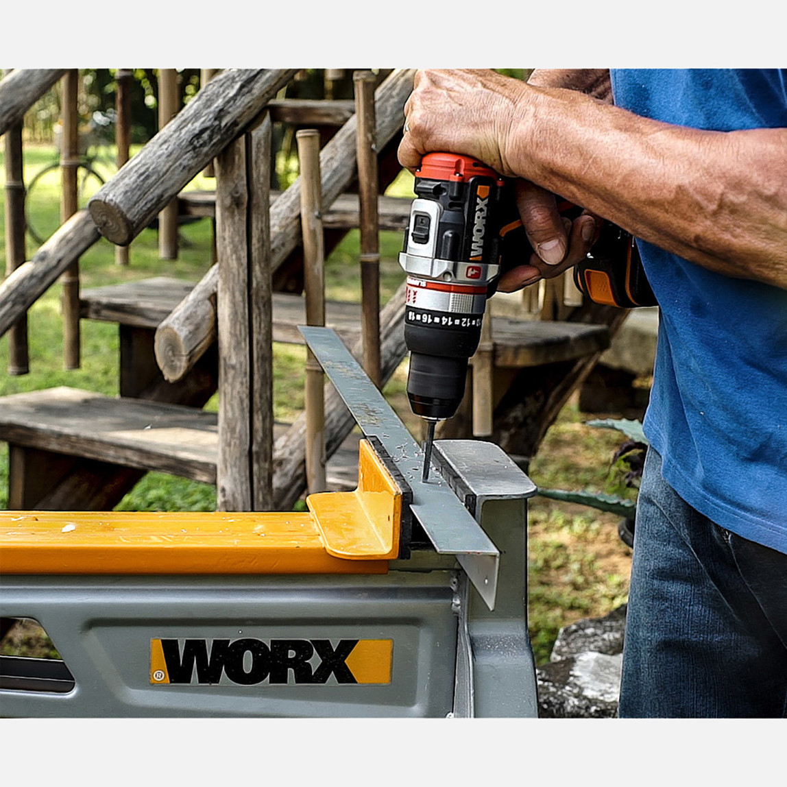    WORX WX354.9 20Volt Kömürsüz Profesyonel Darbeli Şarjlı Matkap 