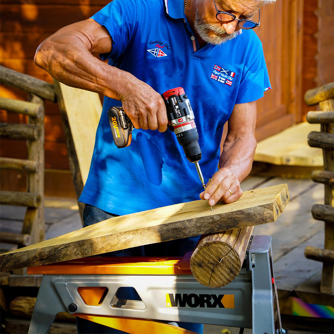    WORX WX354.9 20Volt Kömürsüz Profesyonel Darbeli Şarjlı Matkap 