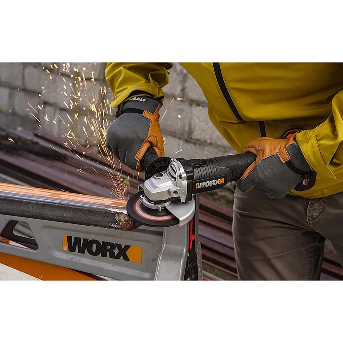    WORX WX812.9 20Volt 125mm Kömürsüz Profesyonel Avuç Taşlama 