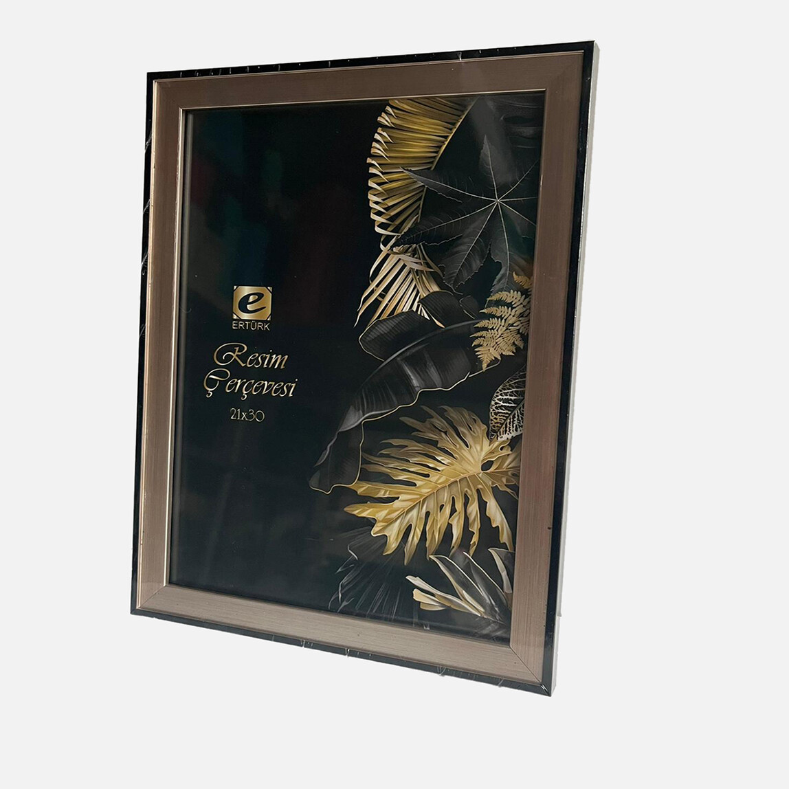    Ertürk Masaüstü Çerçeve Platin Siyah 21x30 cm  