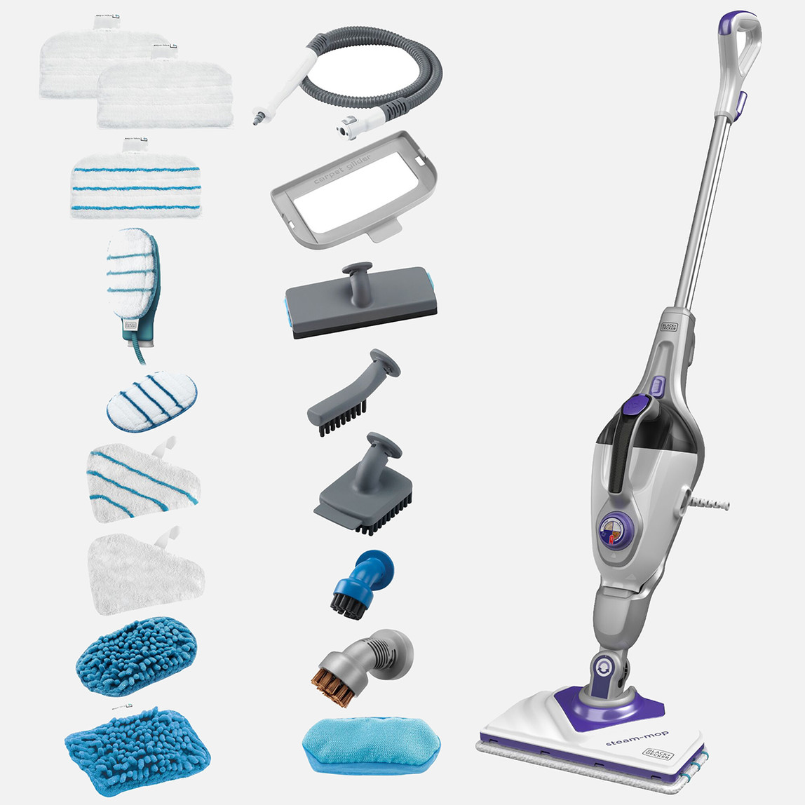    Black&Decker Steam-Mop BHSM1615DSM-QS Autoselect 1600 W Buharlı Mop Temizleyici  