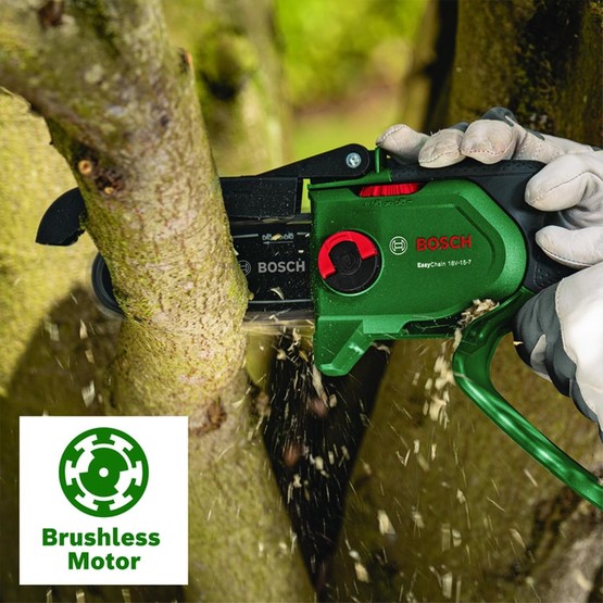Bosch EasyChain 18V-15-7 Solo Akülü Zincirli Budama Makinesi