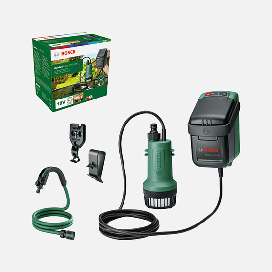 Bosch Gardenpump 18-2000 Akülü Solo Bahçe Sulama Pompası (Akü ve Şarj Cihazı Dahil Değildir)
 