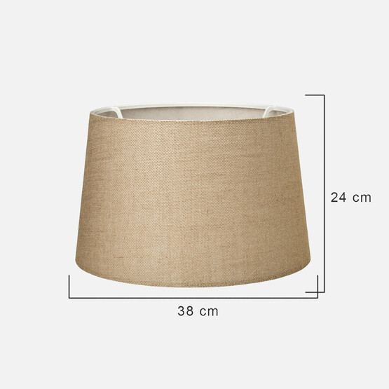 Deko Lambader Şapkası Çuval Desen 