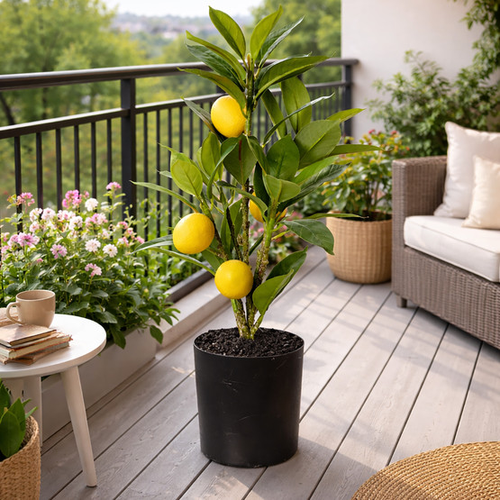 Saksıda Yapay Limon 