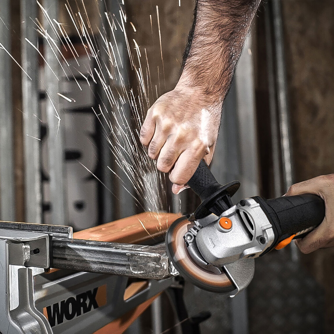    Worx WX717 750 Watt 115mm Profesyonel Avuç Taşlama  