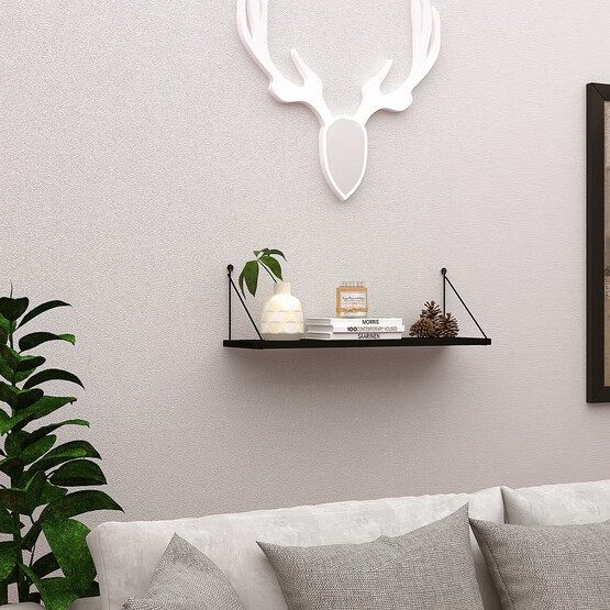 Endpa Armoni 1 Raflı Set 20x72 cm Siyah