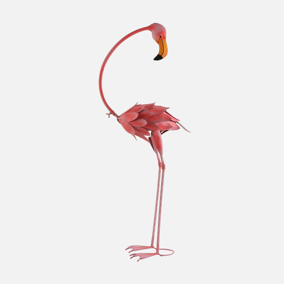 Metal Flamingo