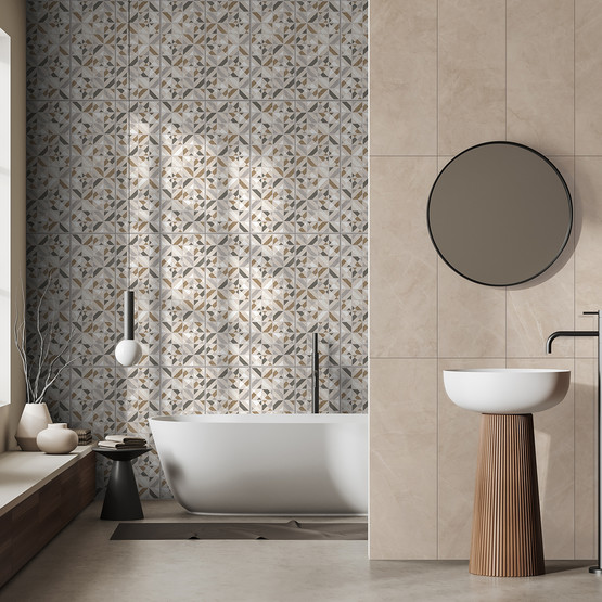 Ege Seramik Santiago Mood Mix Dekor Karo Renkli 33 x 99 cm 1 m2