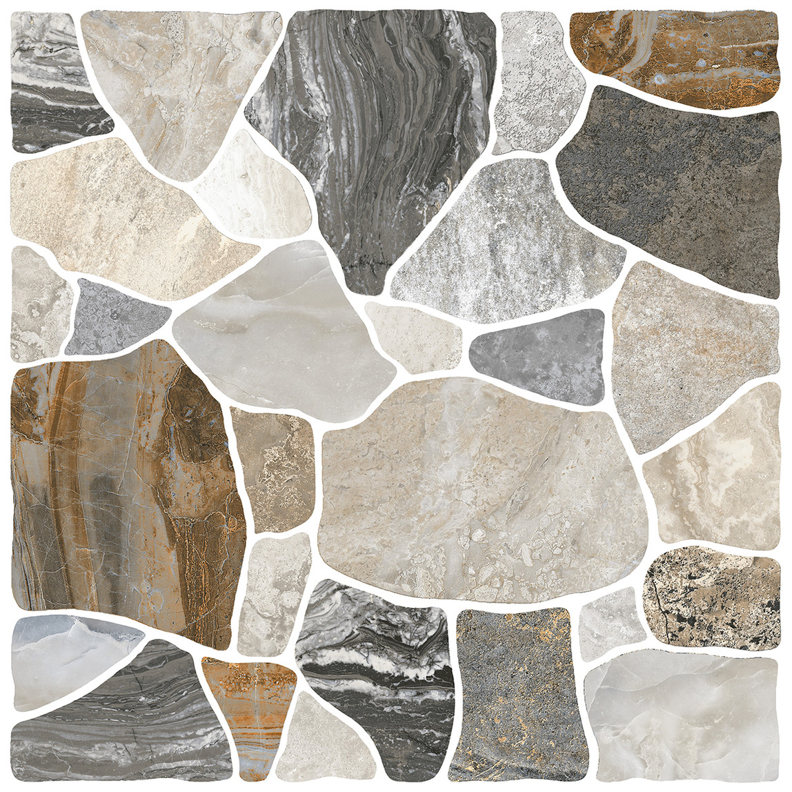    Ege Seramik Blueport Karo Mavi Tam Parlak 60 x 120 cm 1,37 m2 