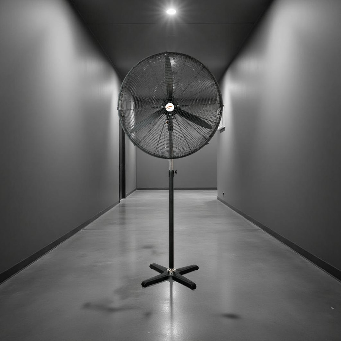    Dlc FL-750-F 240 Watt Sanayi Tipi Ayaklı Vantilatör Siyah 