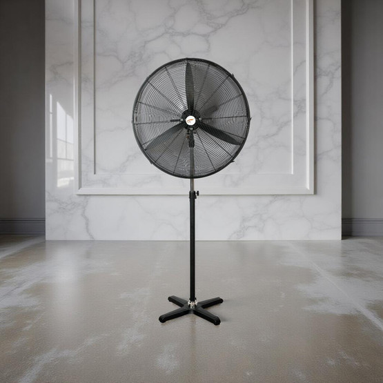 Dlc FL-750-F 240 Watt Sanayi Tipi Ayaklı Vantilatör Siyah