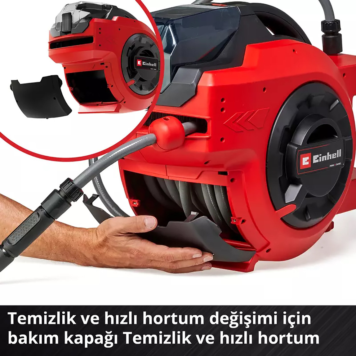    Einhell GE-HR 18/30 LI Solo Hortum Makarası (Akü ve Şarj Cihazı Dahil Değildir)
  